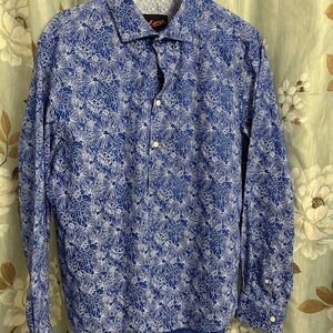 NWOT Egara Men’s  Floral Men's Shirt